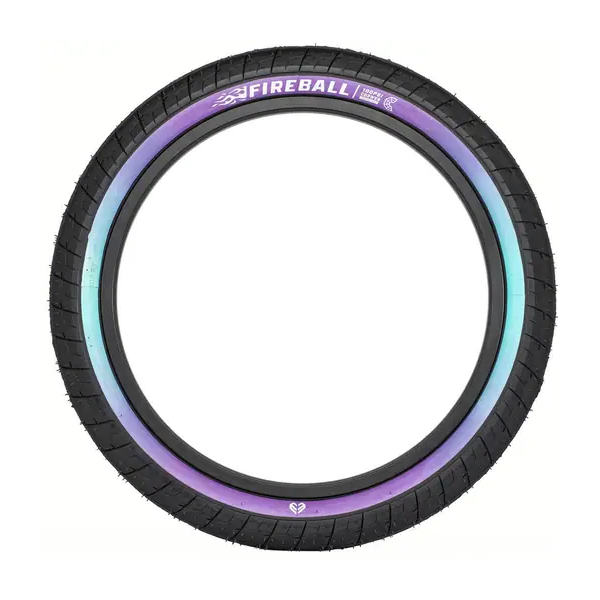 Opona Eclat Fireball black/purple teal fade